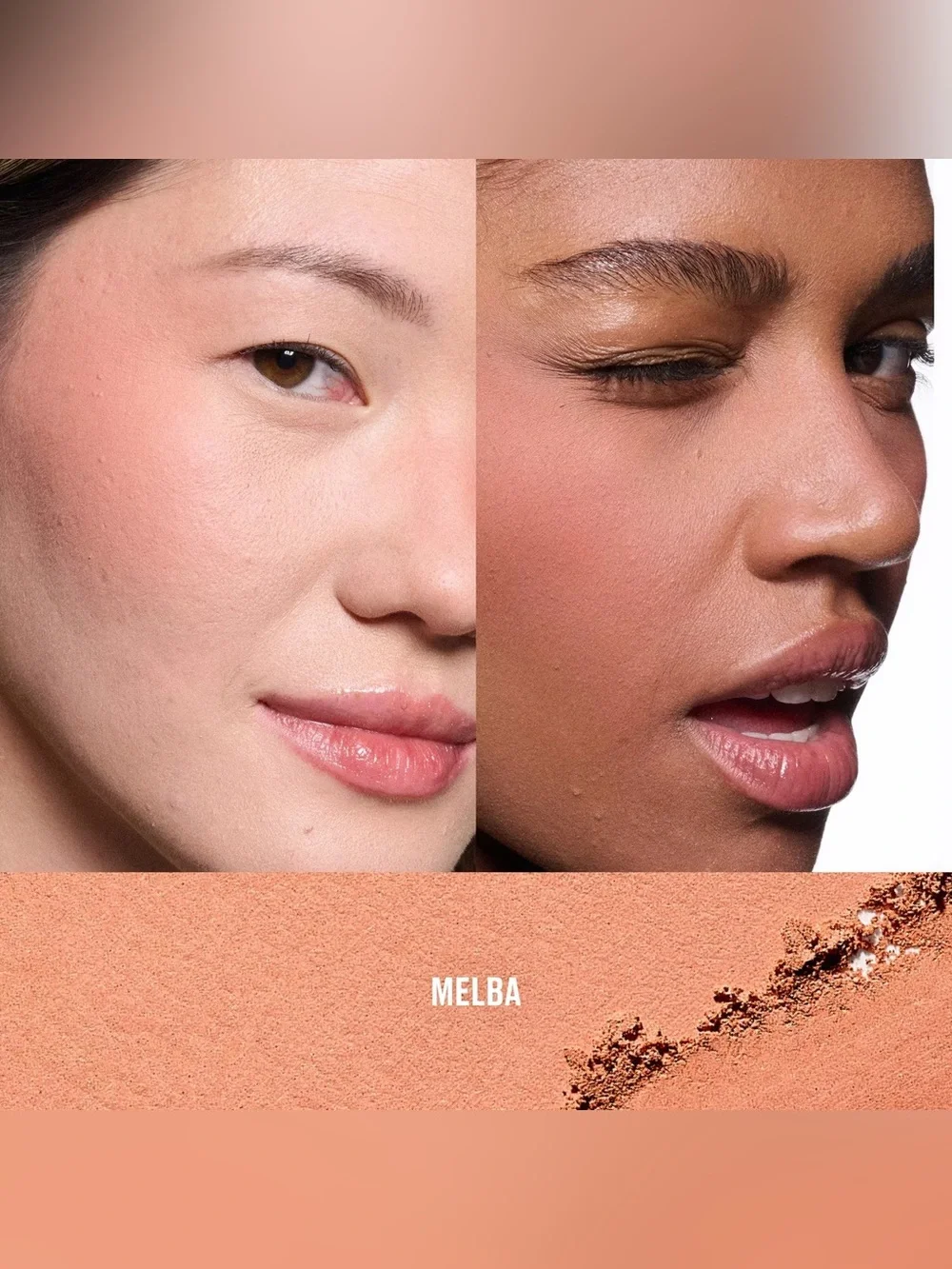 NEW✅ MAC Skinfinish Colourstruck Blush - Melba (Peach Pink) New in Box